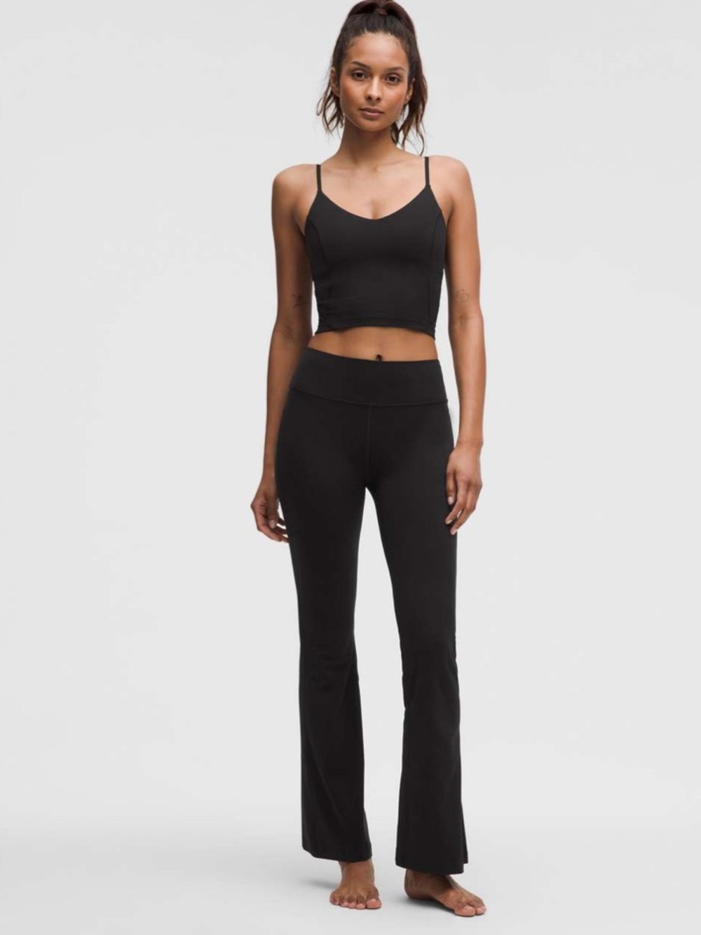 Lululemon Groove High-Rise Nulu Flared Pant Women’s Size 2 Tall Black Athletic
